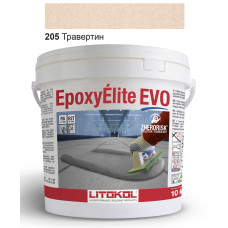 Эпоксидная затирка Litokol Epoxyelite EVO c.205 двухкомпонентная травертин (бежевая) 10 кг (EEEVOTRV0010)