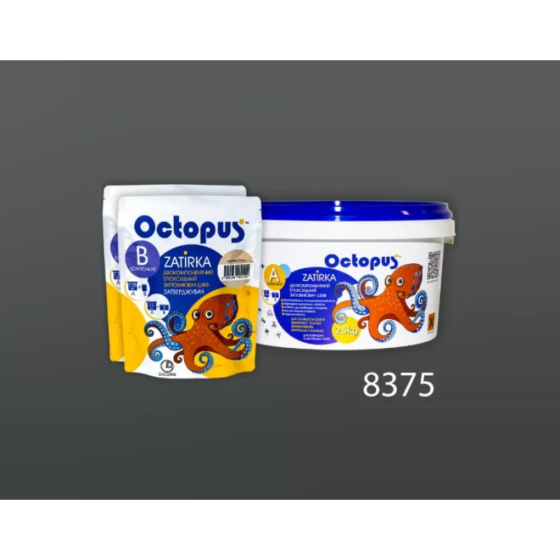 Эпоксидная двухкомпонентная затирка Octopus Zatirka цвет 8375 2,5 кг (8375-2)