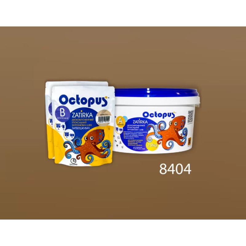 Епоксидна двокомпонентна  фуга Octopus Zatirka колір 8404 2,5 кг (8404-2)