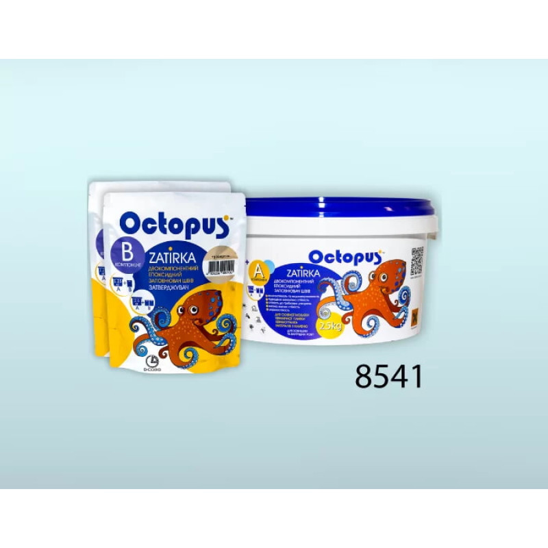 Епоксидна двокомпонентна  фуга Octopus Zatirka колір 8541 2,5 кг (8541-2)
