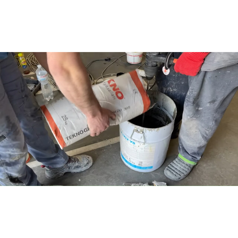Смесь быстротвердеющая наливная ремонтная Teknogrout Rapid 25 кг (TN0015)