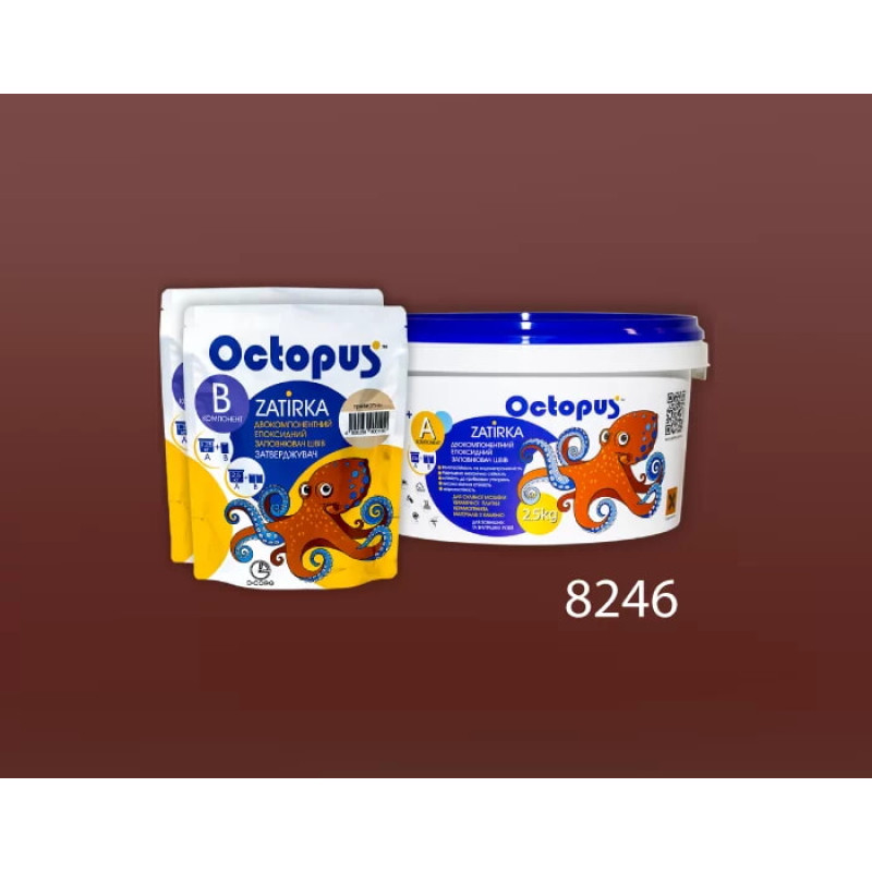 Епоксидна двокомпонентна  фуга Octopus Zatirka колір 8246 2,5 кг (8246-2)