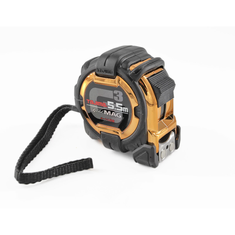 Рулетка строительная TAJIMA G3 LOCK G3GL25-55BL ударопрочная магнитная 25 мм х 5,5 м (1001-1882)