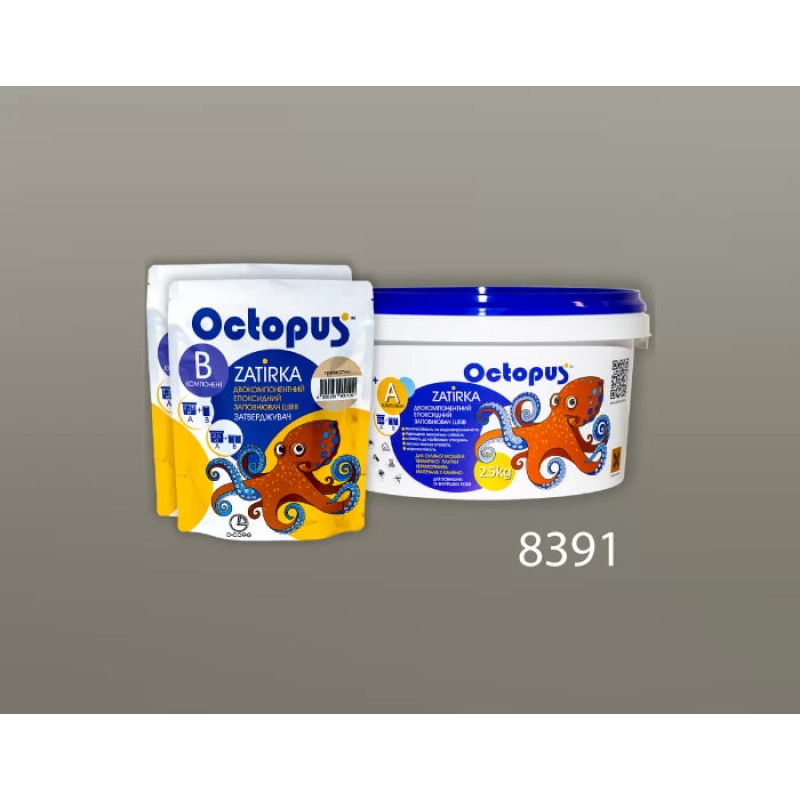 Епоксидна двокомпонентна  фуга Octopus Zatirka колір 8391 2,5 кг (8391-2)