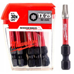 Биты MILWAUKEE SHOCKWAVE TX25 50 мм (10 шт) (4932430882) – Фото №1