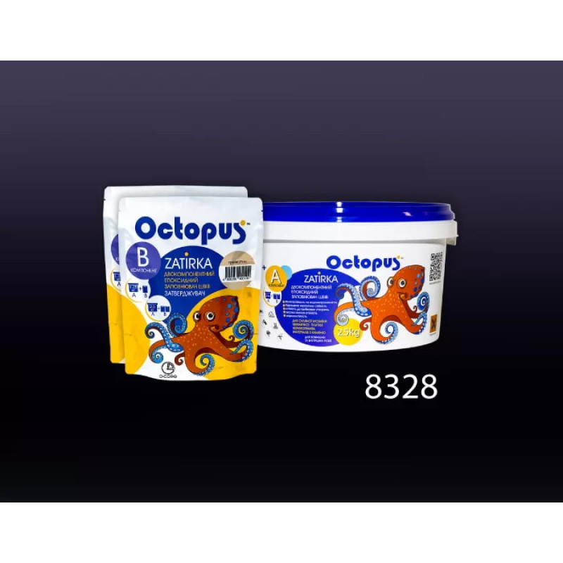 Епоксидна двокомпонентна  фуга Octopus Zatirka колір 8328 2,5 кг (8328-2)
