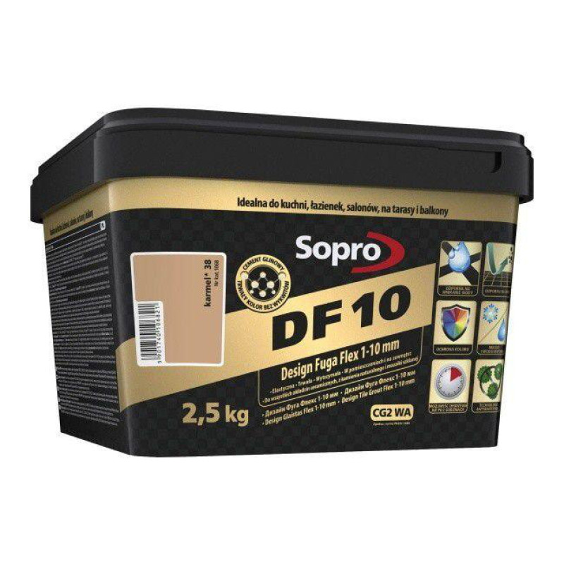 Фуга для швів Sopro DF 10 1068 карамель №38 2,5 кг (1068/2,5)