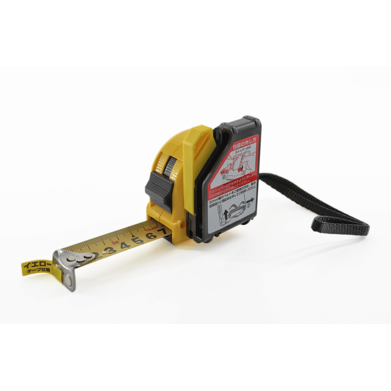 Рулетка строительная TAJIMA GOATU HI LOCK GASFLM2550, усиленная лента, с держателем на ремень, магнит, 25 мм х 5м (1001-1894)