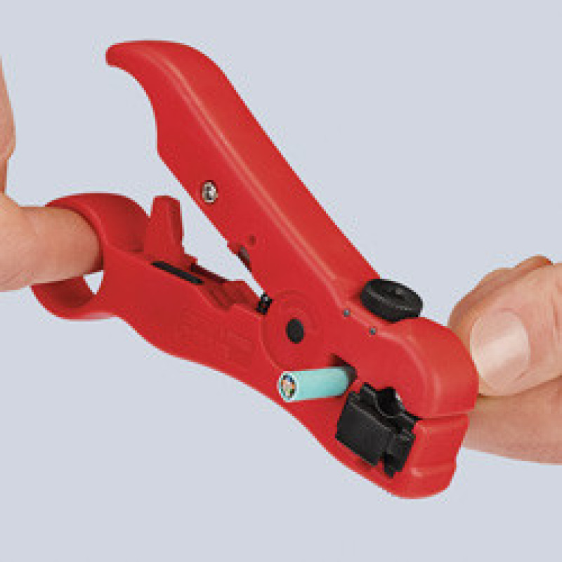 Стрипер (съемник изоляции из коаксиальных кабелей) KNIPEX (16 60 06 SB)