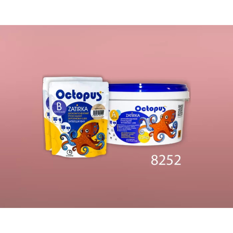 Епоксидна двокомпонентна  фуга Octopus Zatirka колір 8252 2,5 кг (8252-2)
