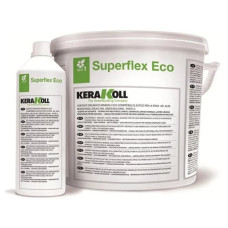 Клей двухкомпонентный реактивный, полиуретановый Kerakoll Superflex Eco A+B (R2T) 8 кг белый (KK5787)