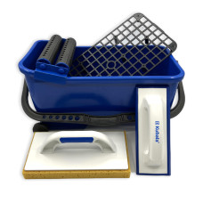 Ведро плиточника 20 л губка с ручкой + шпатель для затирки НАБОР маляра Kubala (9901)