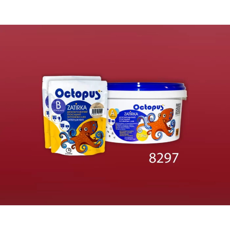 Епоксидна двокомпонентна  фуга Octopus Zatirka колір 8297 2,5 кг (8297-2)