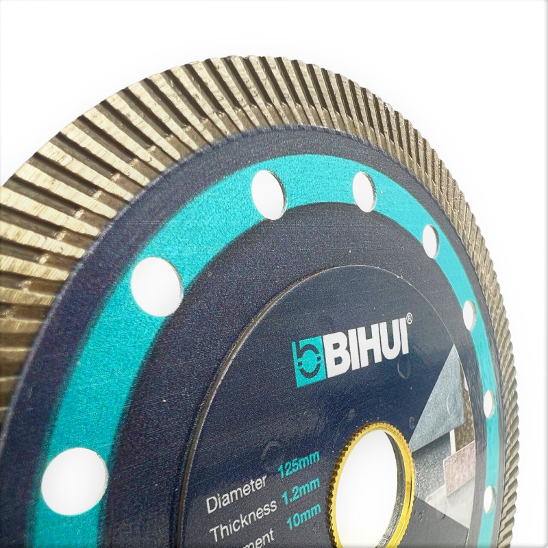 Диск алмазный BIHUI SUPER THIN TURBO 125 мм для керамогранита до 25 мм (DCBN5)