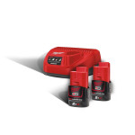 Акумулятор + З/П (Енергокомплект) M12 NRG-202 (B2 2 шт + З/П С12С) MILWAUKEE (4933459209) – Фото №2
