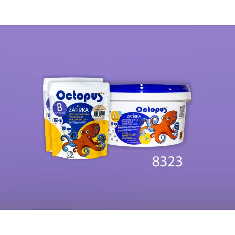 Епоксидна двокомпонентна  фуга Octopus Zatirka колір 8323 2,5 кг (8323-2)