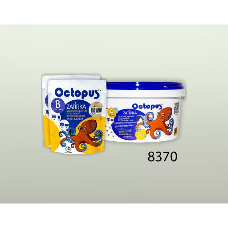 Епоксидна двокомпонентна  фуга Octopus Zatirka колір 8370 2,5 кг (8370-2)