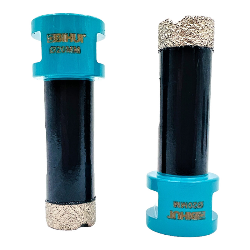 Коронка алмазная BIHUI TURBO 20 мм для сухого сверления М14 (DBDF20)
