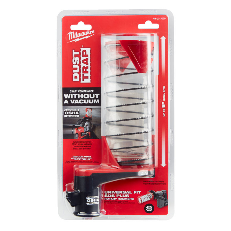 Пилоуловлювач (стружкоуловлювач) насадка на дриль DUST TRAP SDS-PLUS MILWAUKEE (4932464916)
