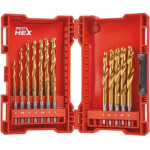 Набор сверл по металлу RedHEX HSS-G TiN 2-10мм (19 шт) MILWAUKEE (48894760) – Фото №1