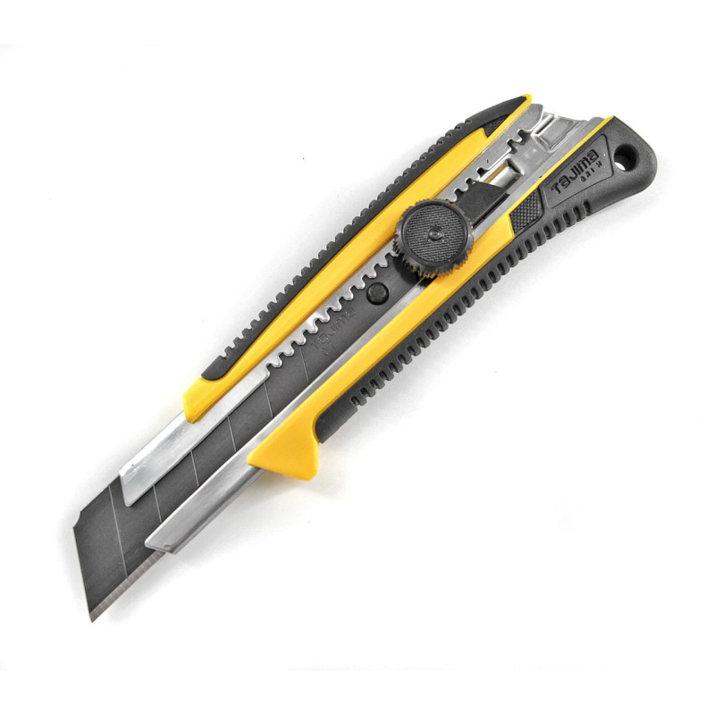 Нож строительный сегментный TAJIMA LC661B 25 мм винтовой фиксатор (1101-0224)