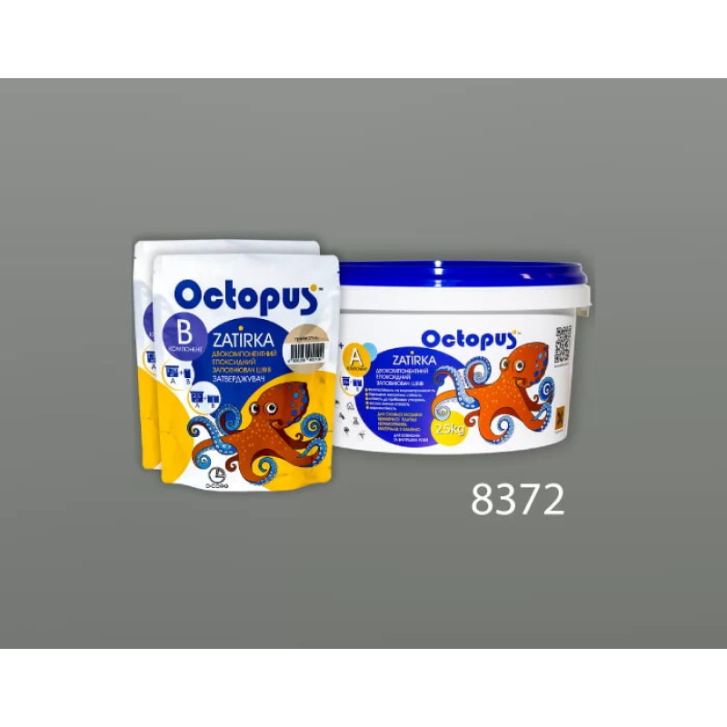 Епоксидна двокомпонентна  фуга Octopus Zatirka колір 8372 2,5 кг (8372-2)