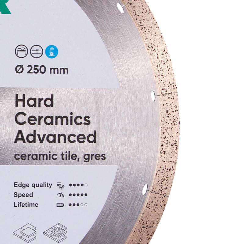 Круг алмазний вiдрiзний 1A1R 250 Hard ceramics Advanсed (11120349019)