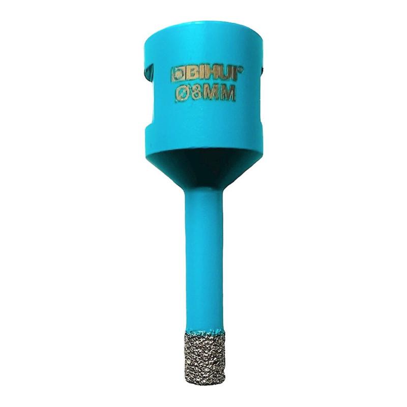 Коронка алмазна BIHUI TURBO Ø 8 мм для сухого свердління М14 (DBDF08)