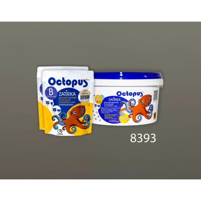 Епоксидна двокомпонентна  фуга Octopus Zatirka колір 8393 2,5 кг (8393-2)