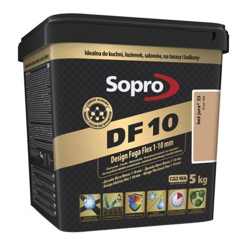 Фуга для швов Sopro DF 10 1064 беж юрский №33 (5 кг) (1064/5)