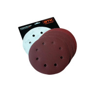 Круг шлифовальный (шлифкруг, шлифбумага) GTM D180 P120 (5 шт/уп) (10608)