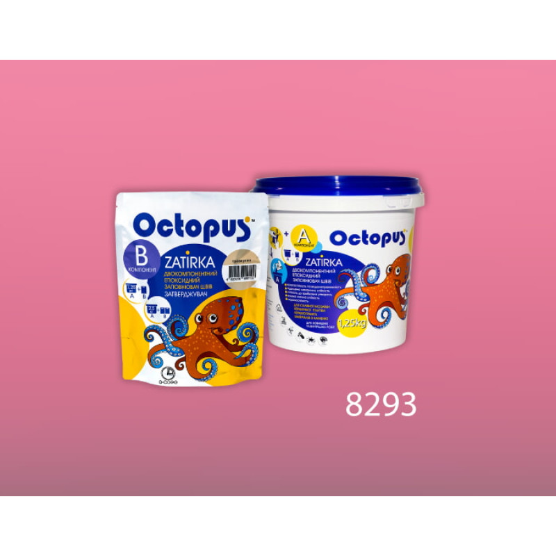 Эпоксидная двухкомпонентная затирка Octopus Zatirka цвет 8293 1,25 кг (8293-1)