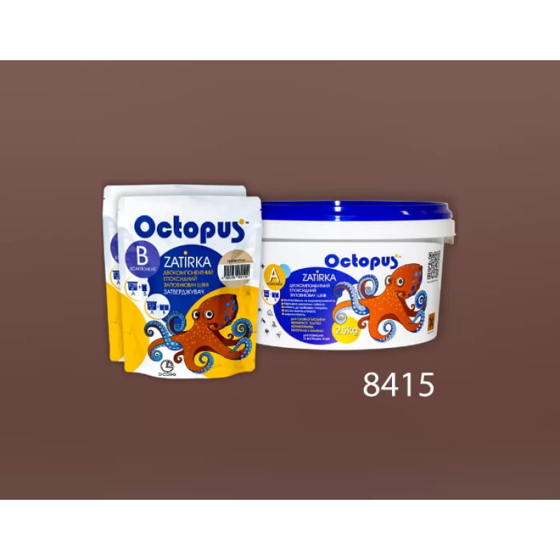 Епоксидна двокомпонентна  фуга Octopus Zatirka колір 8415 2,5 кг (8415-2)