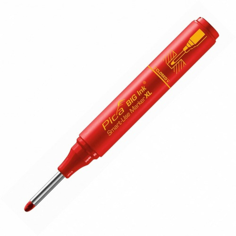 Маркер с длинным носиком Pica BIG Ink Smart-Use Marker XL 170/40 красный (170/40)