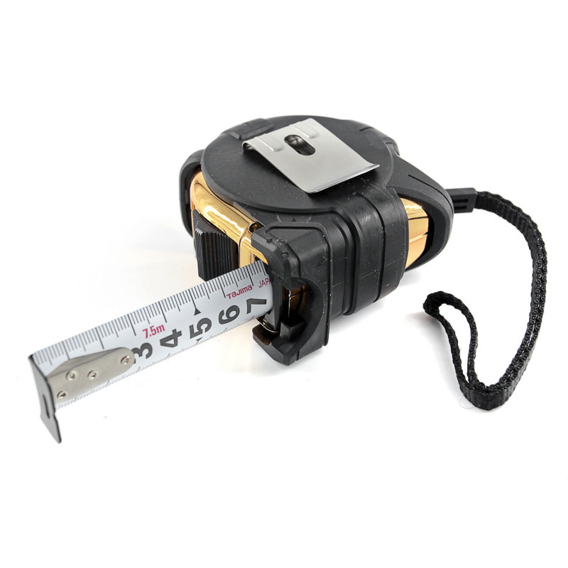 Рулетка строительная TAJIMA G3 LOCK G3GL25-75BL ударопрочная 25 мм х 7,5 м (1001-1879)