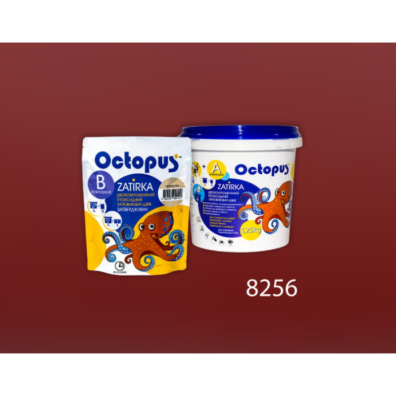 Епоксидна двокомпонентна  фуга Octopus Zatirka колір 8256 1,25 кг (8256-1)