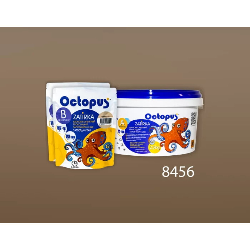 Епоксидна двокомпонентна  фуга Octopus Zatirka колір 8456 2,5 кг (8456-2)