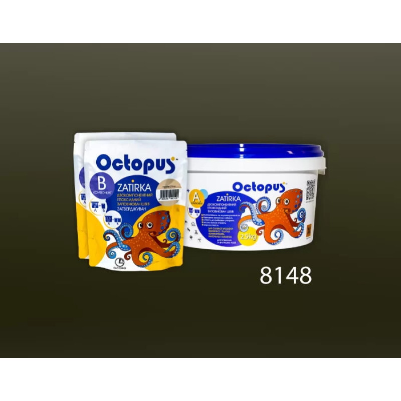 Епоксидна двокомпонентна  фуга Octopus Zatirka колір 8148 2,5 кг (8148-2)