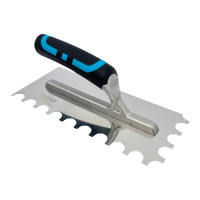 Шпатель зубчатый U-образный зуб из нержавеющей стали 280х120 мм BIHUI (PTSB20)