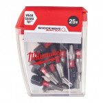 Биты MILWAUKEE SHOCKWAVE TX25 25 мм (25 шт) (4932430880) – Фото №2