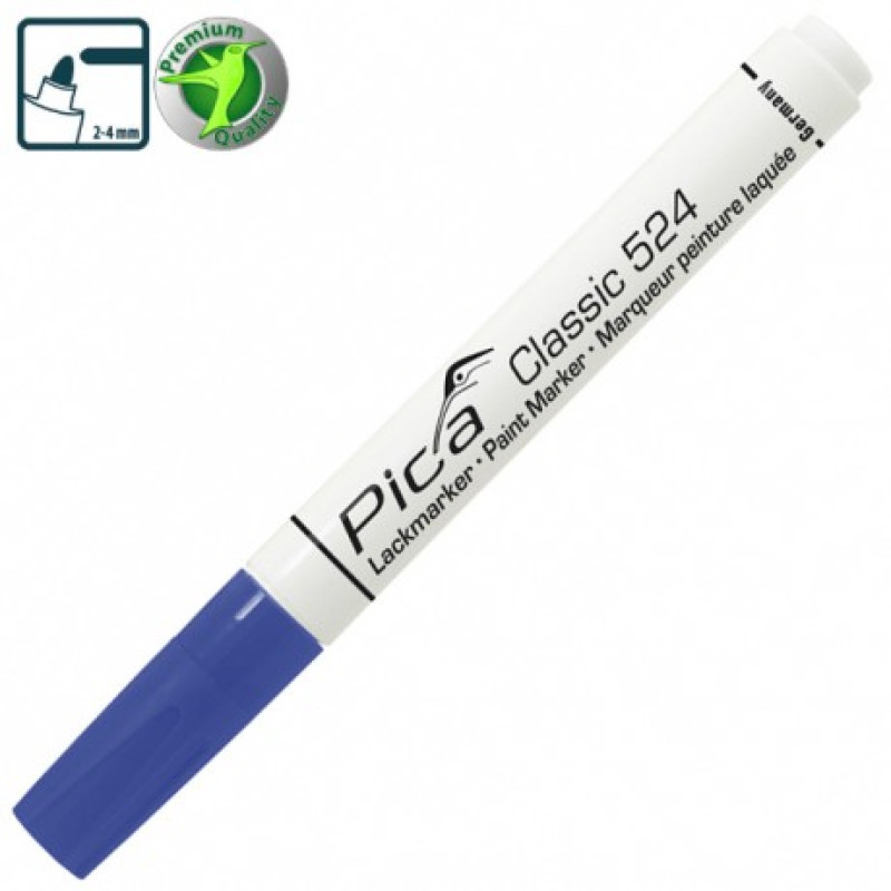 Промышленный маркер Pica Classic 524/41 Industry Paint Marker, синий (524/41)