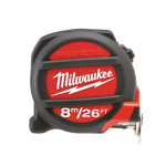 Рулетка магнітна MILWAUKEE, 8м/26фт, (27мм) (48225225) – Фото №1