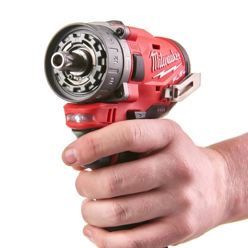 Дрель-шуруповерт аккумуляторная MILWAUKEE, M12 FPDX-202X, 37Нм (4933464136)