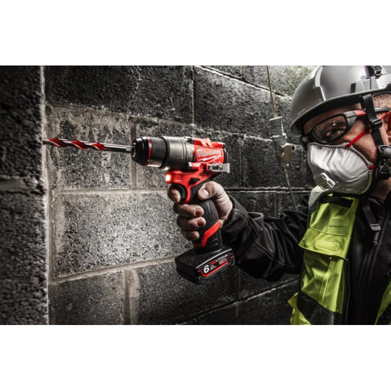 Дриль-шуруповерт акумуляторна безщіткова ударна MILWAUKEE M12 FPD2-0 (45 Нм) (каркас) (4933479867)