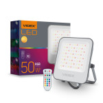 LED прожектор VIDEX 50W RGB 220V (VL-F3-50-RGB) – Фото №1