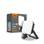 LED прожектор VIDEX F3 30W 5000K с датчиком движения 220V Black (VLE-F3-0305B-S) – Фото №1
