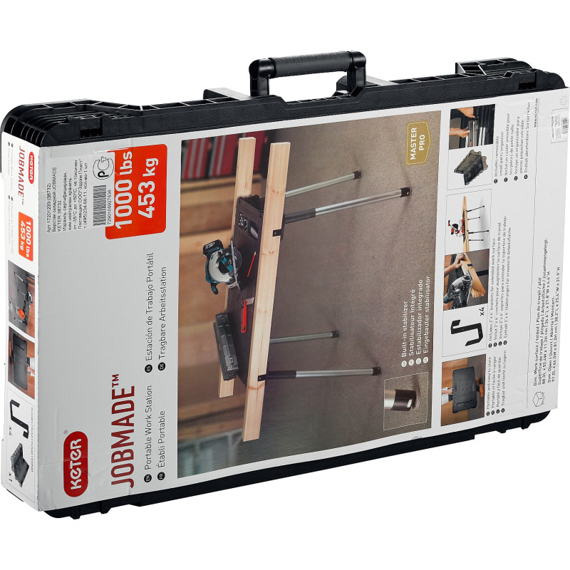 Стіл верстак мобільний Keter Jobmade ROC 450 кг (KTRSV2)