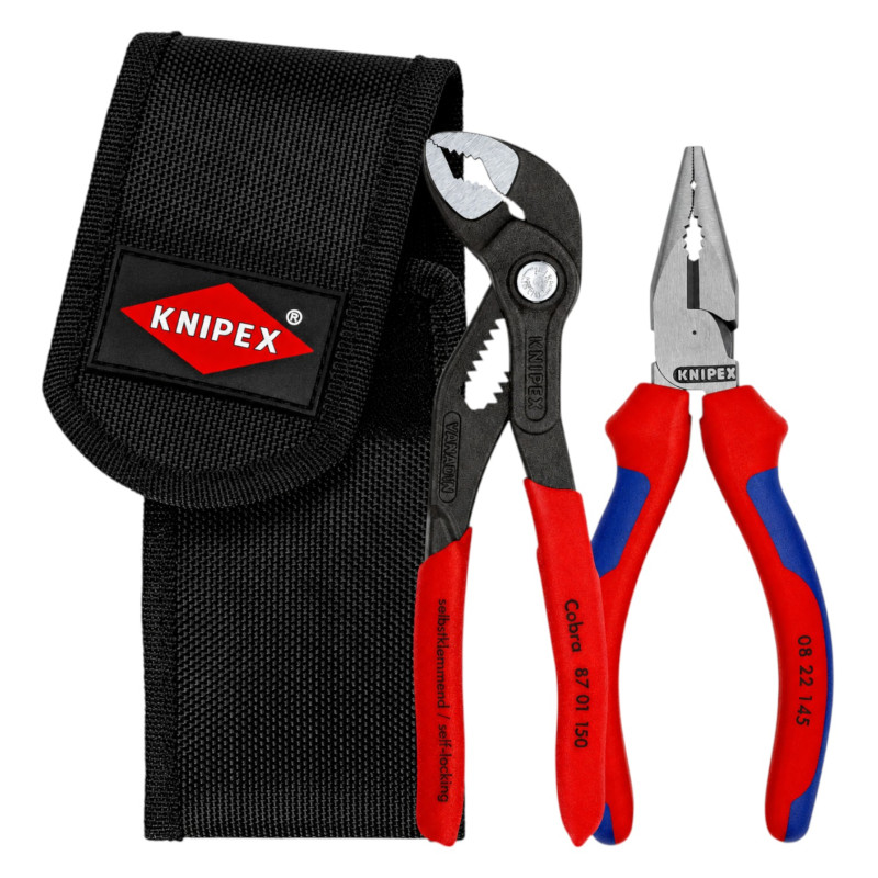 Набір KNIPEX з кліщами та пасатижами в поясній сумці (00 20 72 V06)