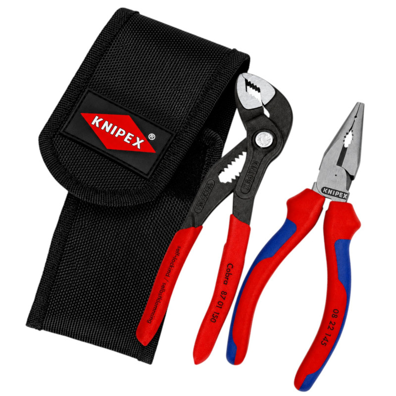 Набір KNIPEX з кліщами та пасатижами в поясній сумці (00 20 72 V06)