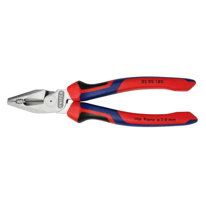Плоскогубці (пасатижі) KNIPEX Ø11,5мм, 180мм (02 05 180)
